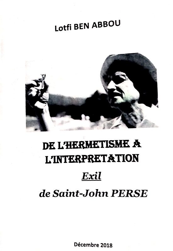 De l'hermétisme à l'interprétation livre de Lotfi Ben Abbou
